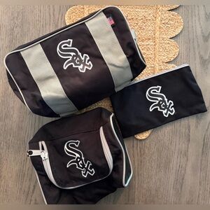 Set of 3 NEW MLB White Sox Travel Bags